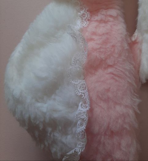 New vintage baby fur coat and hat