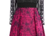 Karen Millen Lace and Jacquard Dress