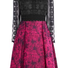 Karen Millen Lace and Jacquard Dress