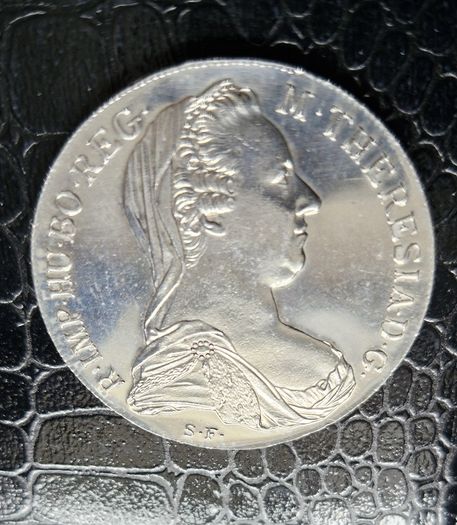 Austria 1780 Austrian Empire  1 Thaler - Maria Theresia Posthumous Silver coin