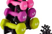 Dumbbell Stand 3 Tier- Dumbbell Rack Stand(Dumbbells Not Included), Dumbbell Rack Storage PP Triangular Dumbbell Weight Stand Storage Accessories for Home Gym Exercise