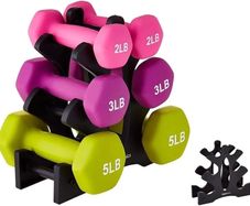 Dumbbell Stand 3 Tier- Dumbbell Rack Stand(Dumbbells Not Included), Dumbbell Rack Storage PP Triangular Dumbbell Weight Stand Storage Accessories for Home Gym Exercise