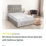 Single bed and mattress Image 5