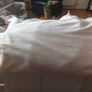 Large fleece throw cream Image 3