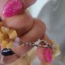 Amber stone necklace  length 68 cm Postage included Image 3