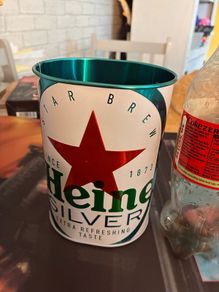 Cool Heineken silver storage container