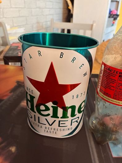 Cool Heineken silver storage container
