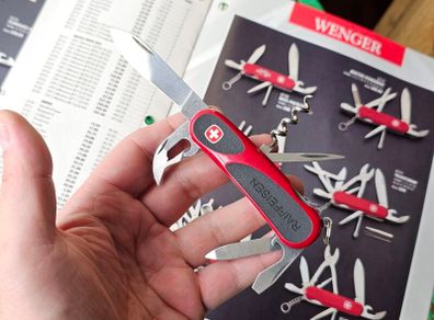 Vintage Discontinued Wenger Evo Grip 10 Collectable 85mm Swiss Army Knife