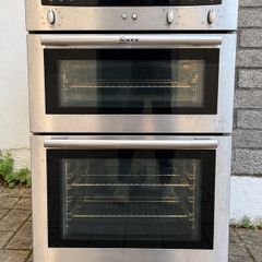 Neff Stainless Steel Oven and Bosch Ceramic 4 Zone hob