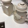Vintage Marks and Spencer Harvest Design Tea pot and matching storage Jar Image 3