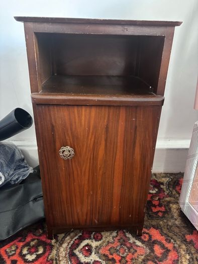 Vintage wooden sideboard & locker