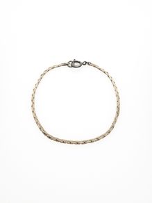 925 Vintage Sterling Silver Flat Snake Bracelet