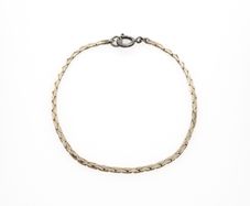 925 Vintage Sterling Silver Flat Snake Bracelet