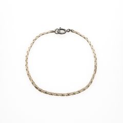 925 Vintage Sterling Silver Flat Snake Bracelet
