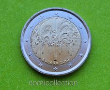 Spain 2010 year Uncirculated 2 Euro coin.
