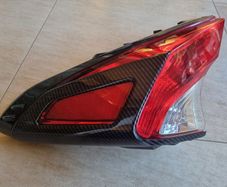 Toyota CHR Tail lights and carbon grain covers