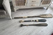 Large Wall Mountable Wooden Paddles