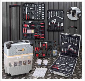 Affordable 1059-piece aluminium tool Box
