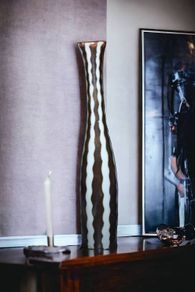 Tall west German pottery vase