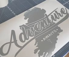 Map of Ireland camper stickers x 2