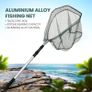 NEW SALE | Telescope Fishing Landing Net - Foldable Collapsible Extensible 1.5M Aluminum Alloy Pole Handle, Lightweight Portable for Bird Fish Catch Image 4