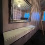 Elegant wall mirror & floating console table Image 4