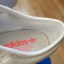 Brand new Adidas Originals Nizza Platform Size 5 UK trainers in white with pink three stripes Image 2