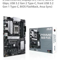 ASUS Prime B650-Plus AMD AM5 ATX Motherboard
