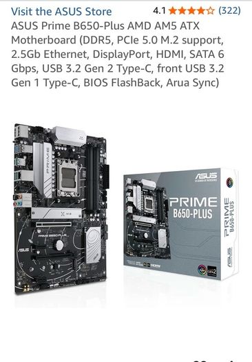ASUS Prime B650-Plus AMD AM5 ATX Motherboard
