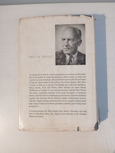 The American Reader from Columbus to Today by Paul M. Angle 1958 Edition