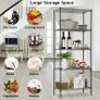 BRAND NEW 5 Tier Steel Wire Storage Rack Kitchen Microwave Shelf Multifunctional Stand Image 4