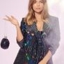 NASTY GAL In The Party Business Sequin Blazer Size 12! Image 3