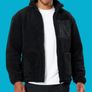[NEW] GYM+COFFEE Industry Fleece Jacket Black Unisex XS Image 8