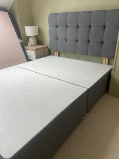 Double Bed Frame and Mattress