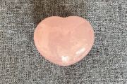 Crystal natural  rose quartz heart shape