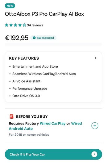 Ottocast P3 Pro CarPlay AndroidAuto