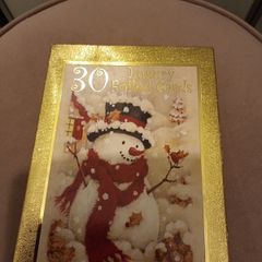 30 foil christmas cards