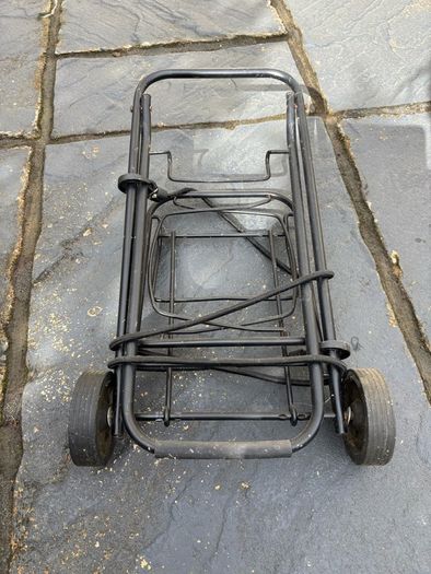portable folding baggage trolley