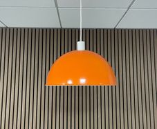 Enamel Light Shade with Ceiling Rose UNUSED. 2 for sale.