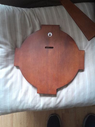 vintage carved g.a.a shield
