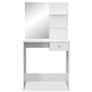 Dressing Table Chipboard 75x40x141 cm White Image 2