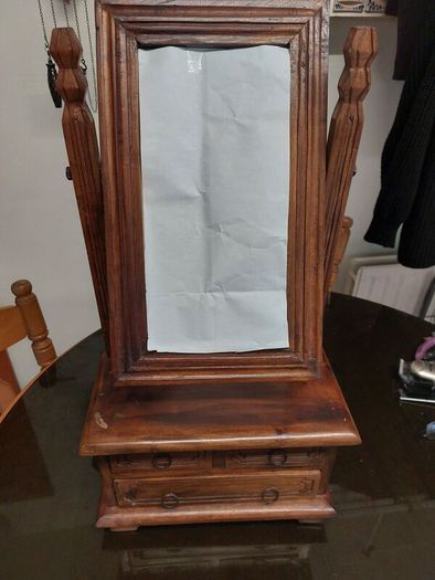 Antique Vanity Mirror with draws