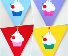 Beautiful Happy Birthday Bunting