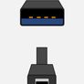 USB 3.0 Cables 1.8m for computer equipment - Printers etc - USB-A to USB-B (For Dell Printer) Image 7