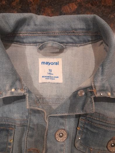 Girl's Mayoral  denim jacket, age 10
