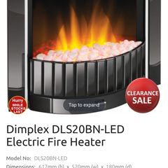 Dimplex fire