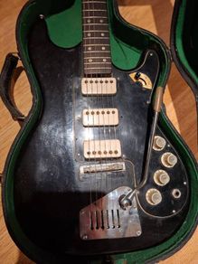 Old 1960's Hofner Selmer Strat with original case