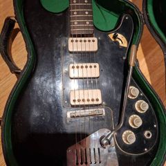 Old 1960's Hofner Selmer Strat with original case