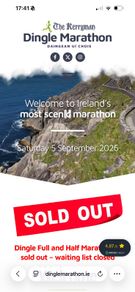 Dingle Full Marathon Entry