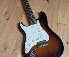 Left-handed guitar